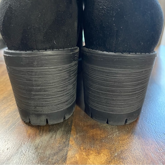 MADDEN GIRL Hayess Black Faux Fur Hiker Booties Size 6M - Picture 5 of 15